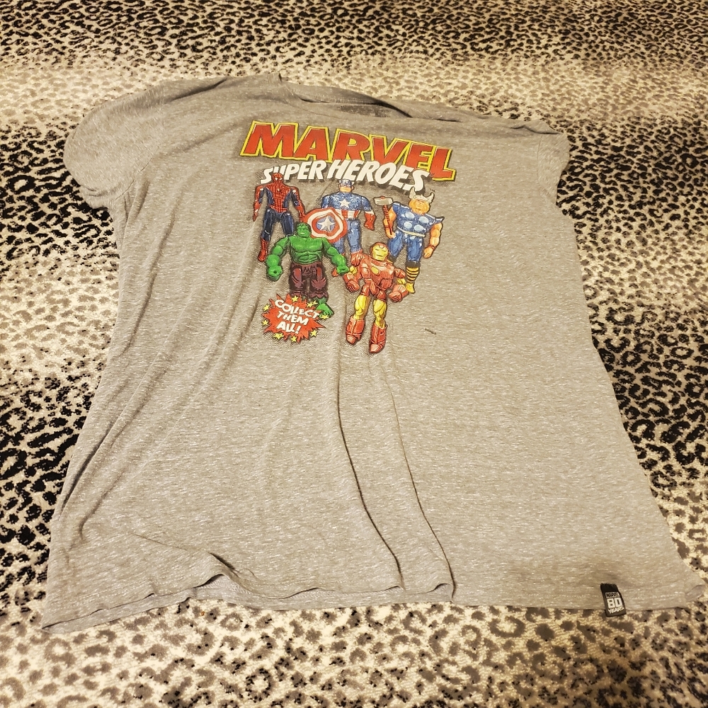 Disney Marvel Superheroes Short Sleeve T-shirt Size 3XL